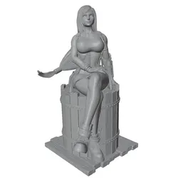 Kit miniatura resina impresa 3D chica sexy sin montar ni pintar