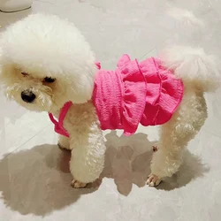 Vestido falda de verano para perros mini y pequeños