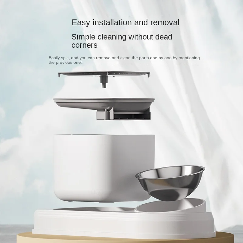 Alimentador automático de agua potable para gatos, cuenco todo en uno para mascotas, utensilios de comida para gatos, cuenco de comida para perros, suministros para mascotas - imagen 4