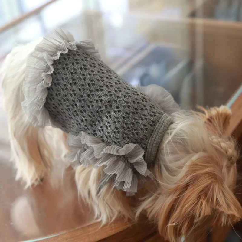 Ropa de lujo para perros, ropa para cachorros y gatos, disfraz para perros pequeños, accesorios para Chihuahua, perro salchicha, vestido para mascotas, producto esencial - imagen 4