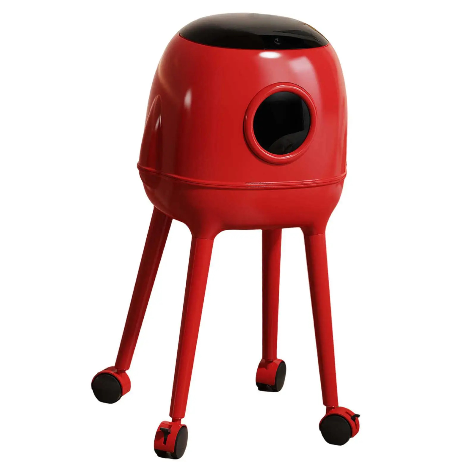 Cubo de basura con base alta para gatos y perros - imagen 3