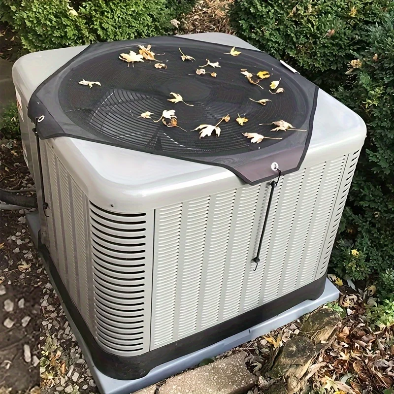 Cubierta duradera para aire acondicionado exterior, tela resistente al agua, diseño a prueba de viento, protege contra el polvo y el aire frío - imagen 2