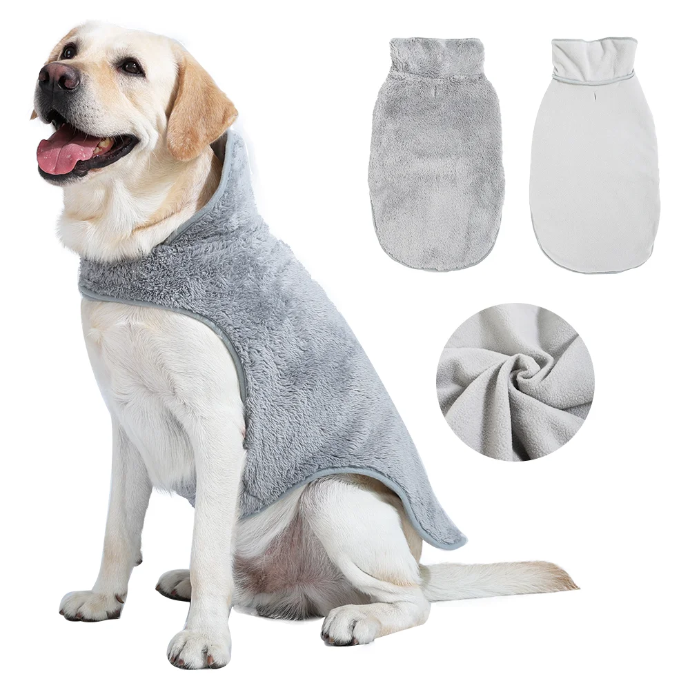 Chaleco reversible de lana para perros – Cálido y reversible - imagen 3