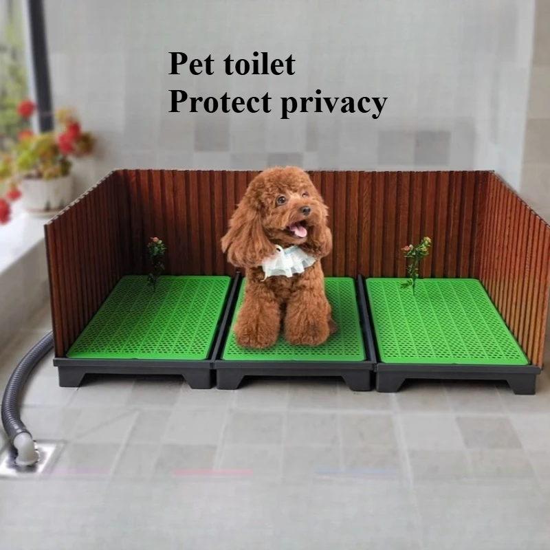 Inodoro para mascotas con deflector, agua de lavado, alcantarillado directo, productos de limpieza para mascotas, accesorios, inodoro para gatos, perros y conejos