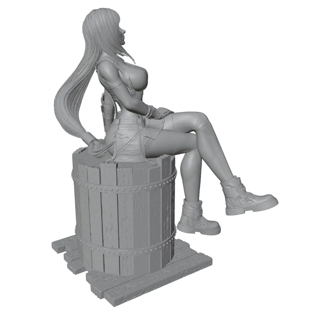 Kit miniatura resina impresa 3D chica sexy sin montar ni pintar - imagen 3