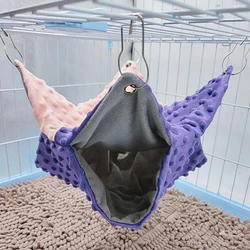 Hamaca colgante doble para cobayas y ardillas voladoras