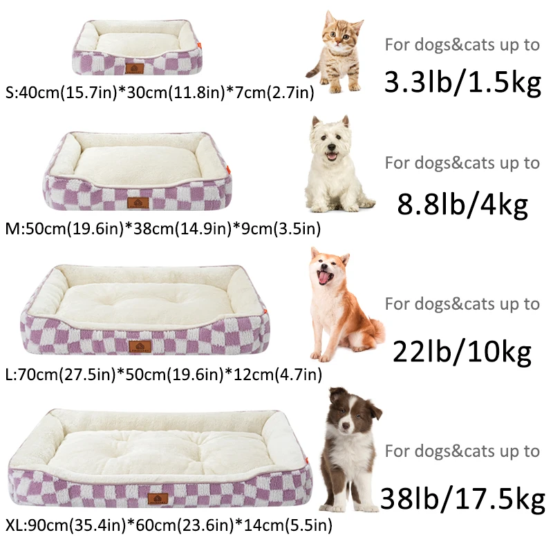 Cama ortopédica para perro con base antideslizante y calor suave - imagen 2