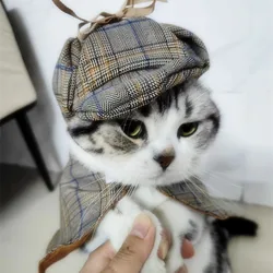 Capa Halloween para perros y gatos – Disfraz de detective
