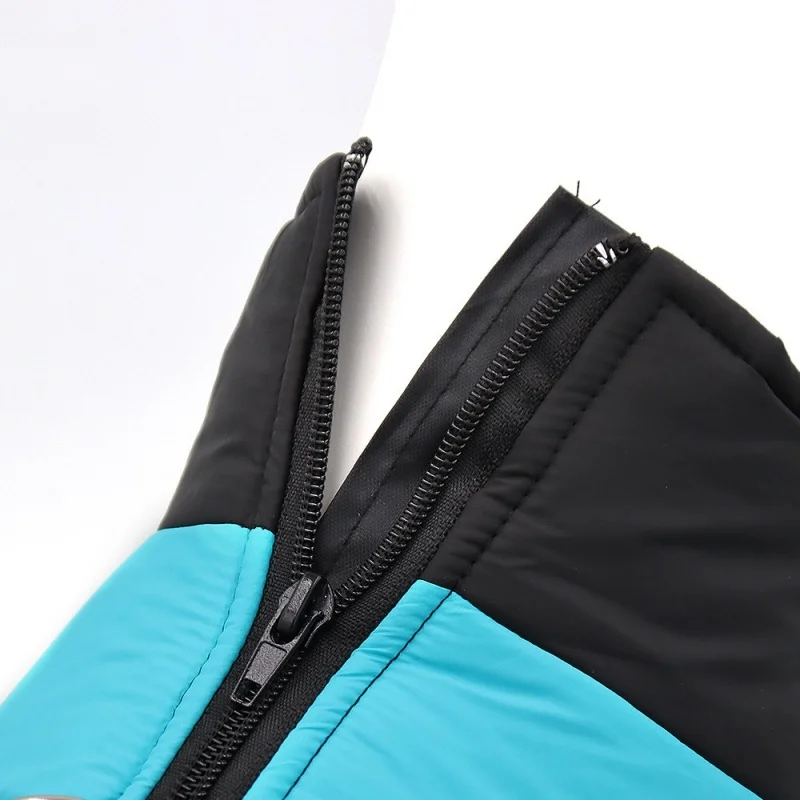 Abrigos cálidos para perros, chaqueta impermeable para mascotas con cremallera, abrigos cálidos acolchados gruesos para mascotas, ropa acolchada para perros pequeños, medianos y grandes - imagen 4
