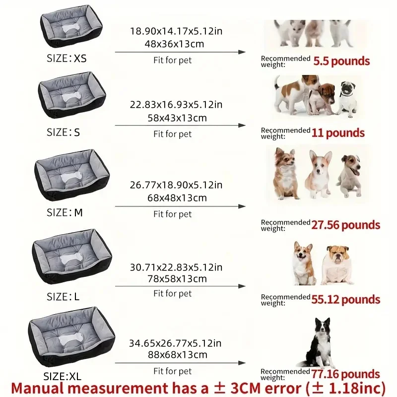 Nidos para perros pequeños y medianos Nidos cálidos para perros Nidos para mascotas famosos en Internet Camas para perros Almohadillas para perros Nido para gatos Suministro para mascotas, Adecuado para el invierno - imagen 2