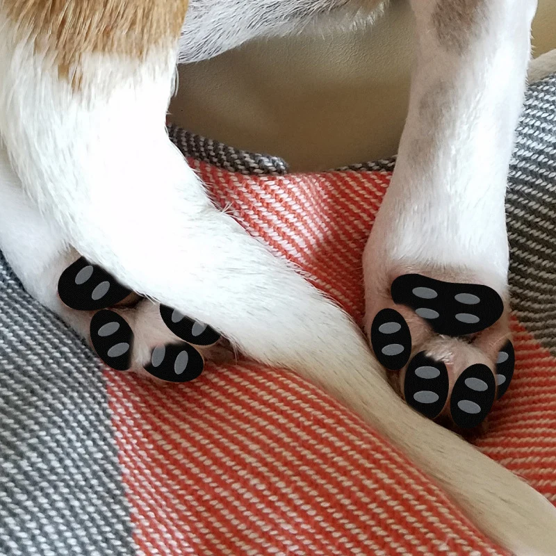 Parche antideslizante para pies para perros de tipo separado, zapatos autoadhesivos con aislamiento térmico, botines, calcetines, mejora el soporte de los perros mayores - imagen 2