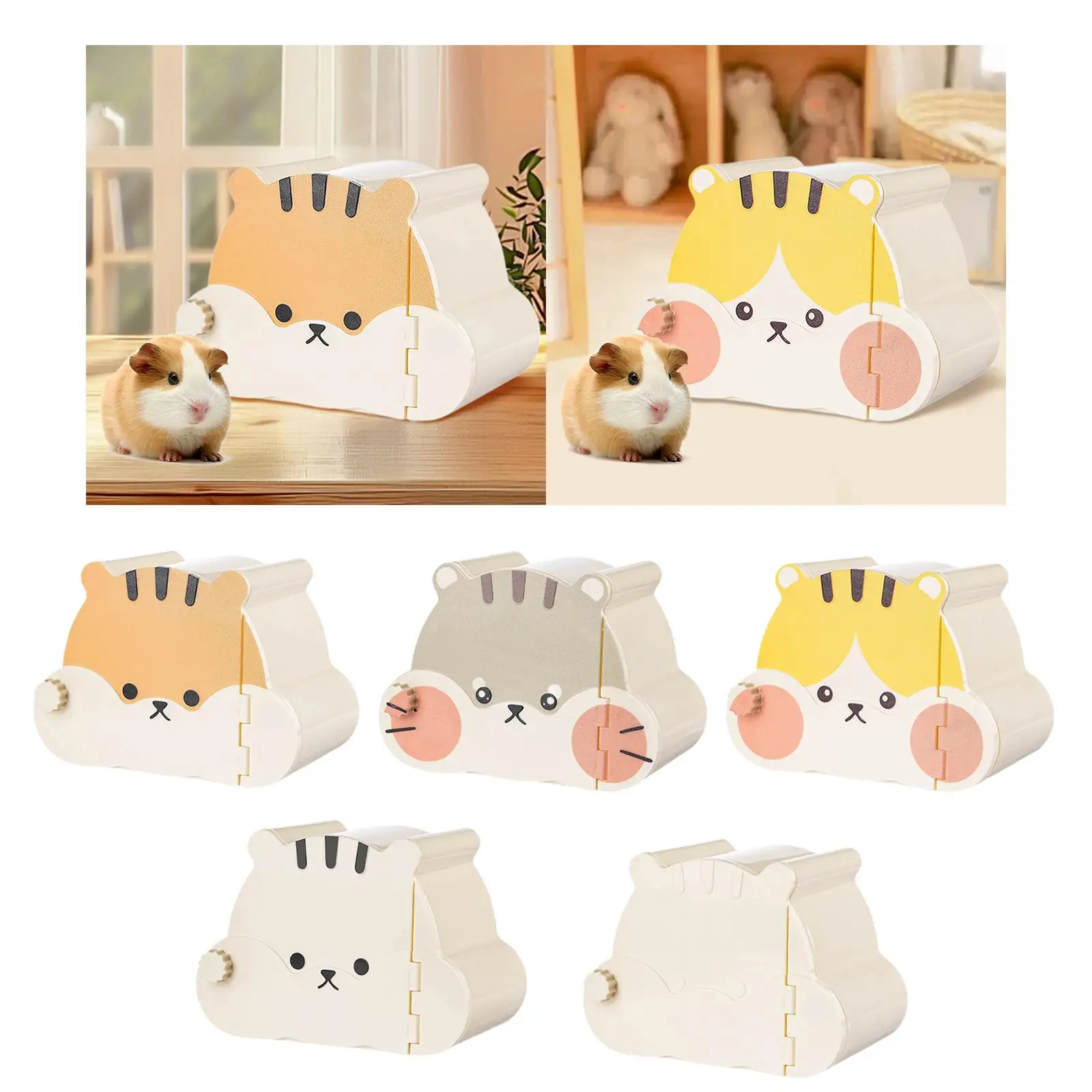 Hamster Hideout Sleeping Bed Cage Accessory for Rat Chinchilla Dwarf Hamster