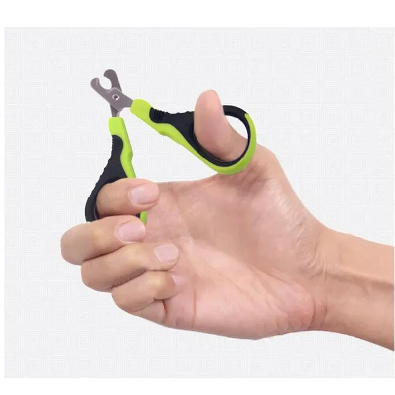 Cortauñas profesional para animales pequeños, tijeras para gatitos, conejos, cachorros, conejillos de indias, hurón, belleza para pájaros - imagen 4