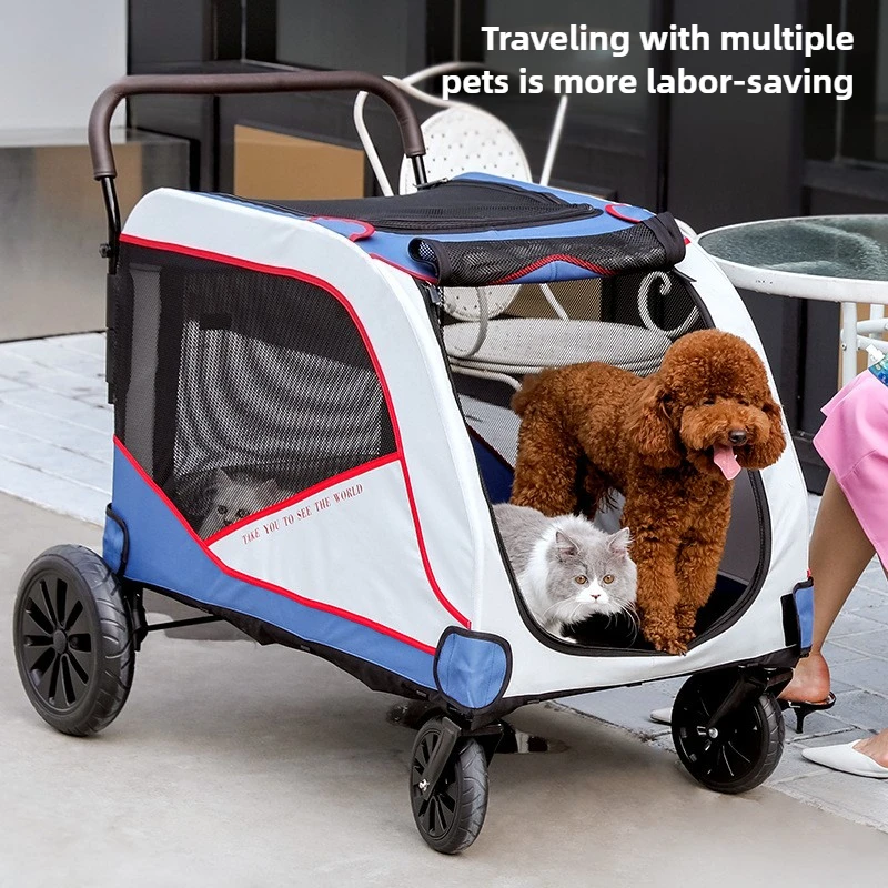 Cochecitos gigantes para mascotas, carrito grande para perros, cochecitos de viaje para perros mayores, productos para mascotas