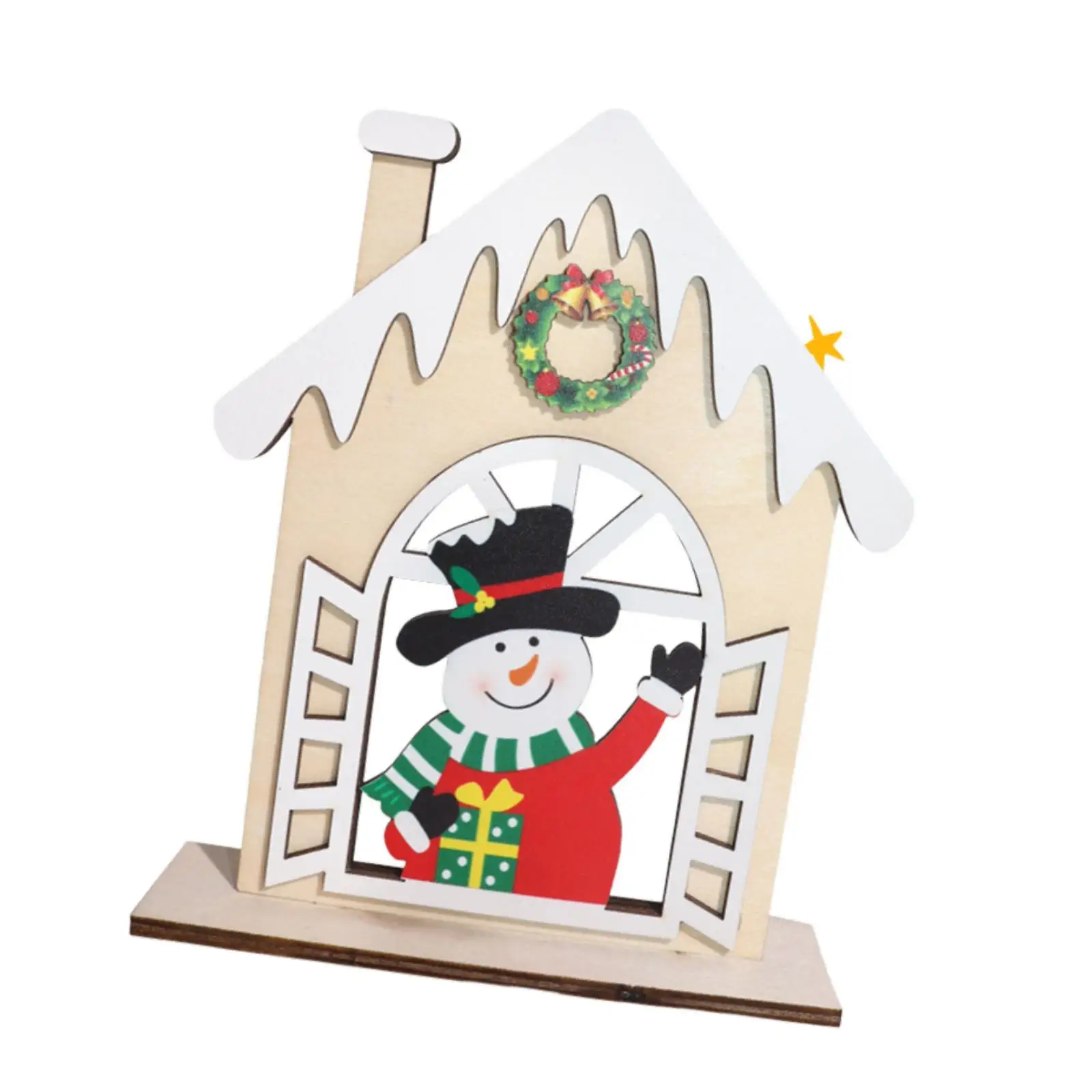 Christmas Table Decoration Wooden Ornament Collectible Holiday Tabletop Sign Plaque for Shelves Window Farmhouse Dining Room Christmas Table Decoration Wooden Ornament Collectible Holiday Tabletop Sign Plaque for Shelves Window Farmhouse Dining Room