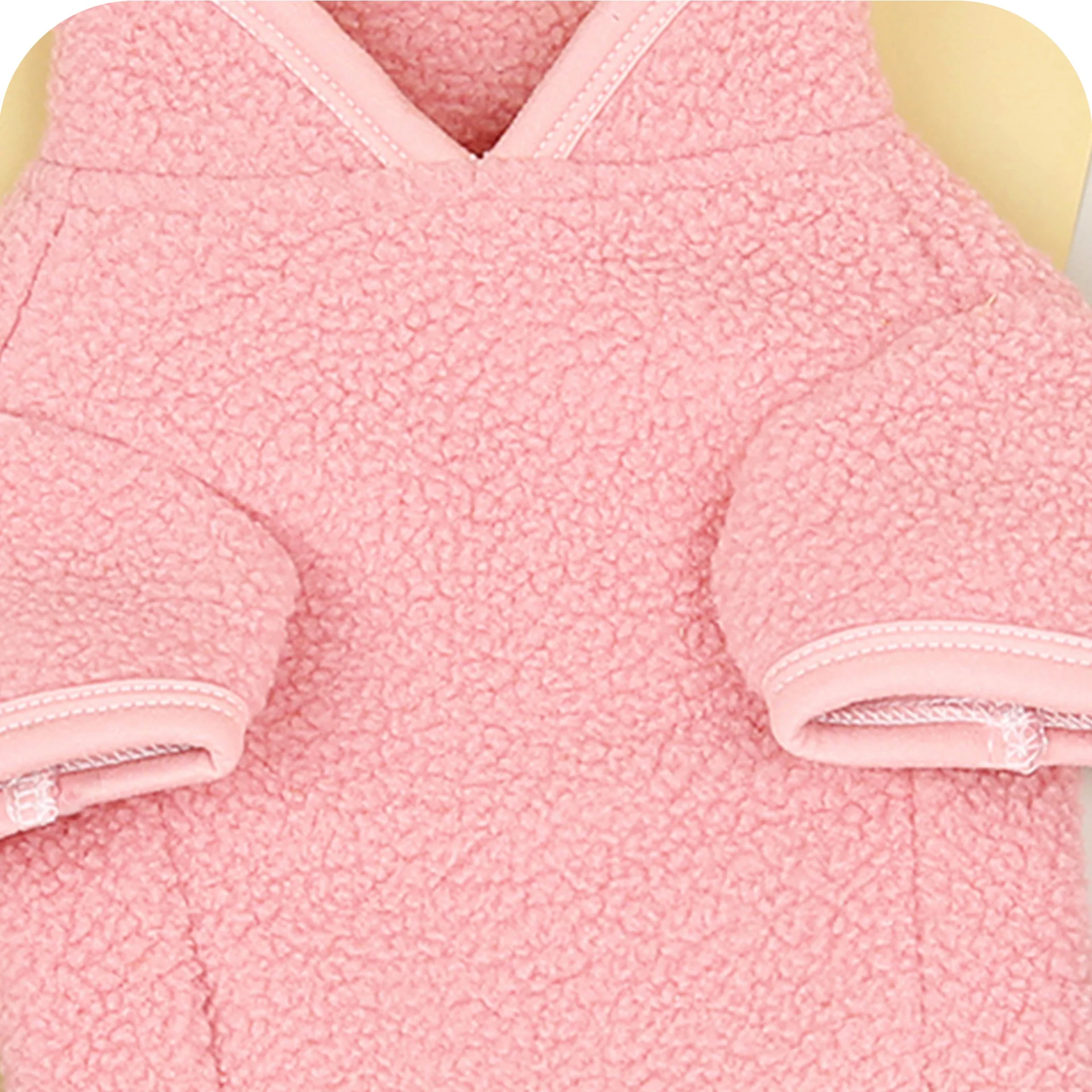 Sudadera con capucha de cuello alto para perro, abrigo cálido de lana para cachorro, ropa de invierno para perros pequeños, gatos, Yorkie, Chihuahua - imagen 2