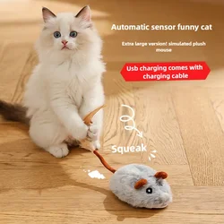 Ratón automático con sonido para gatos – Juguete interactivo