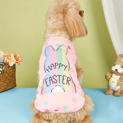 Chaleco de Pascua para perros y gatos - Sudadera con capucha rosa