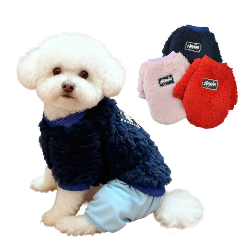 Ropa de invierno para perros, abrigo para mascotas para perros pequeños y medianos, suéter de lana cálido para gatos y gatitos, chaqueta, ropa para cachorros, Chihuahua, Bulldog Francés