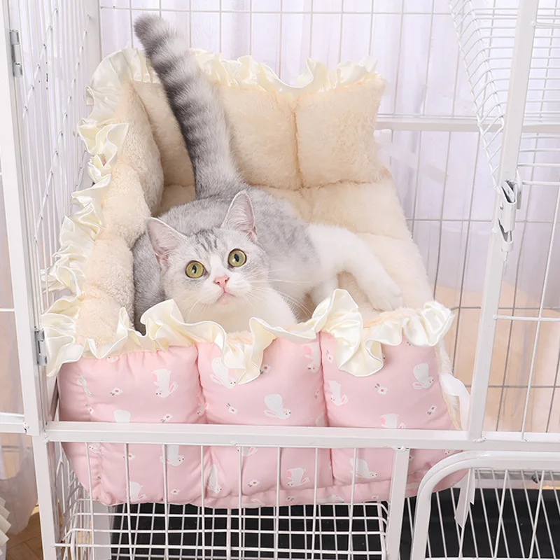 Cama lavable y cálida para gatos y perros - estilo coreano moderno - imagen 3