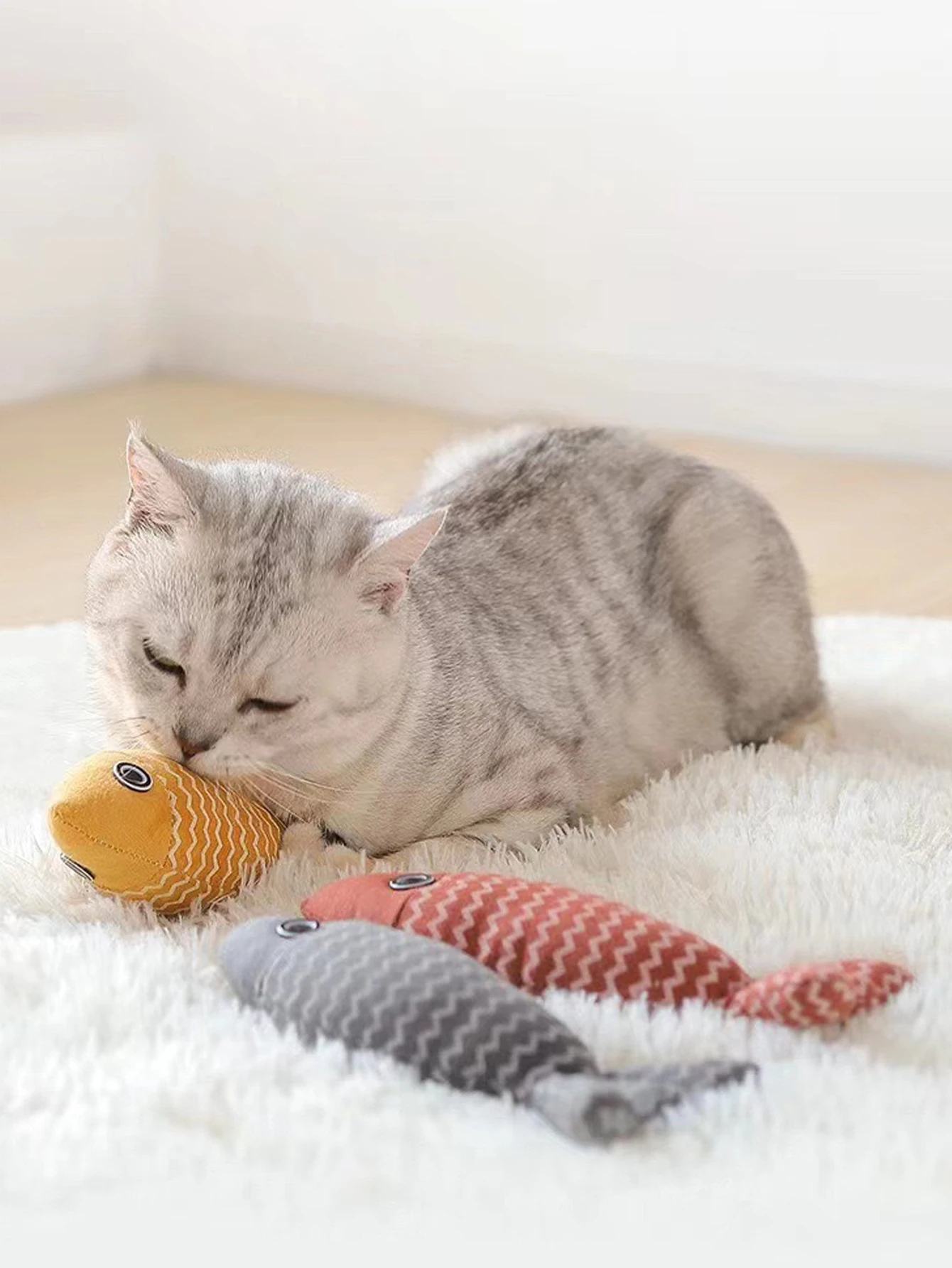 Juguetes para gatos con catnip - Interactivos y masticables divertidos - imagen 5