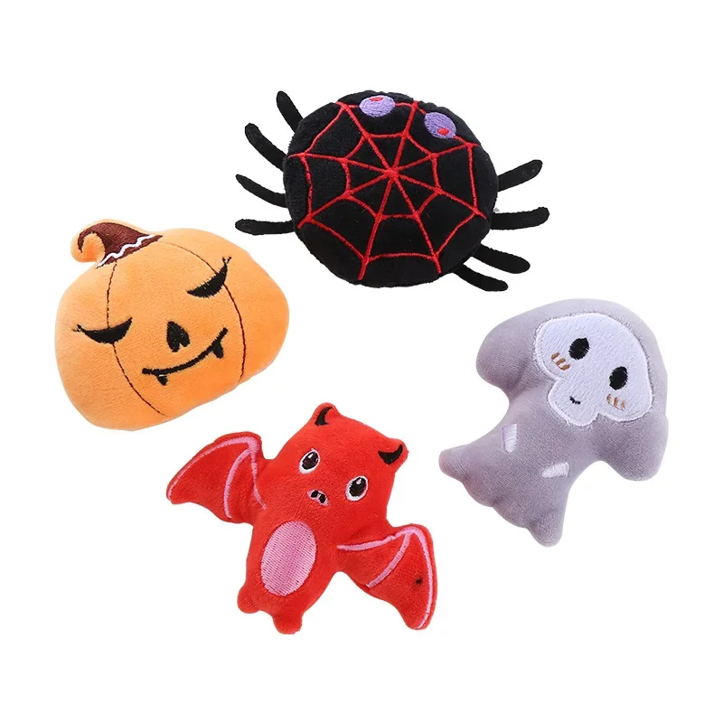Mascota de Halloween, murciélago, forma de araña, gato, hierba gatera, juguetes, hierba gatera, rechinar los dientes, juguetes duraderos para gatos, productos interactivos para mascotas - imagen 5