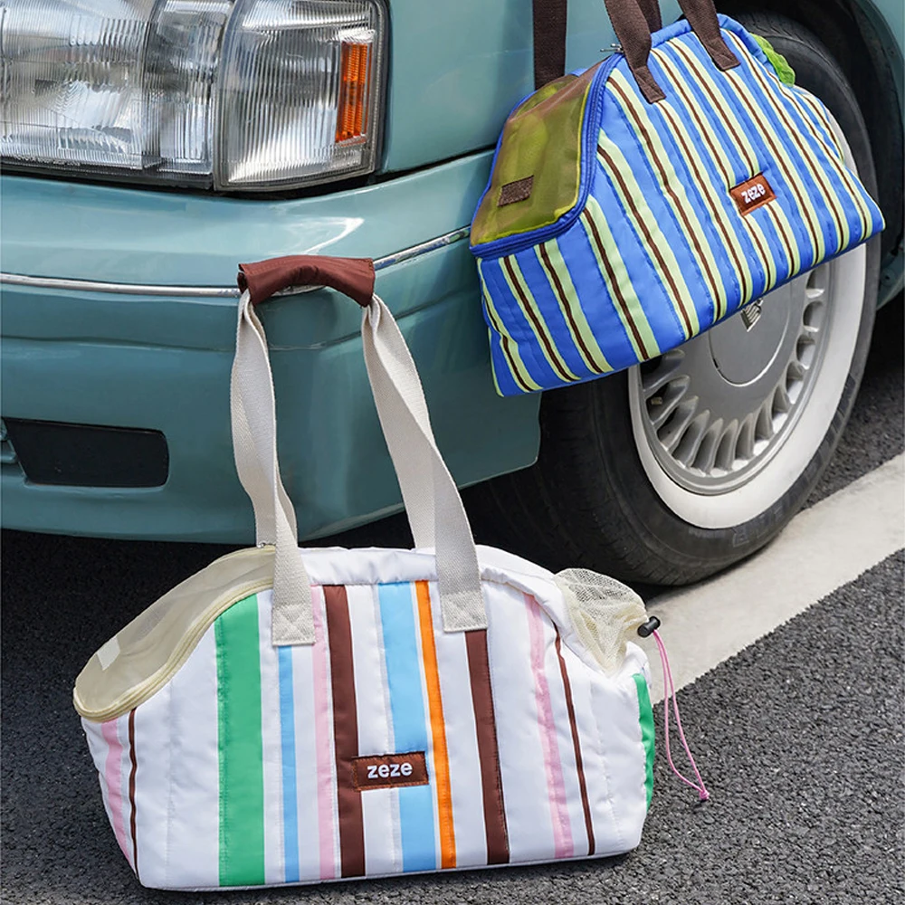 Bolsa bandolera transpirable para perros pequeños – Transportín portátil - imagen 3