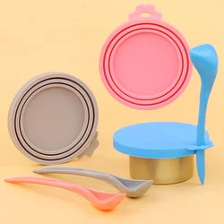 Tapas reutilizables para comida enlatada de gatos y perros - silicona