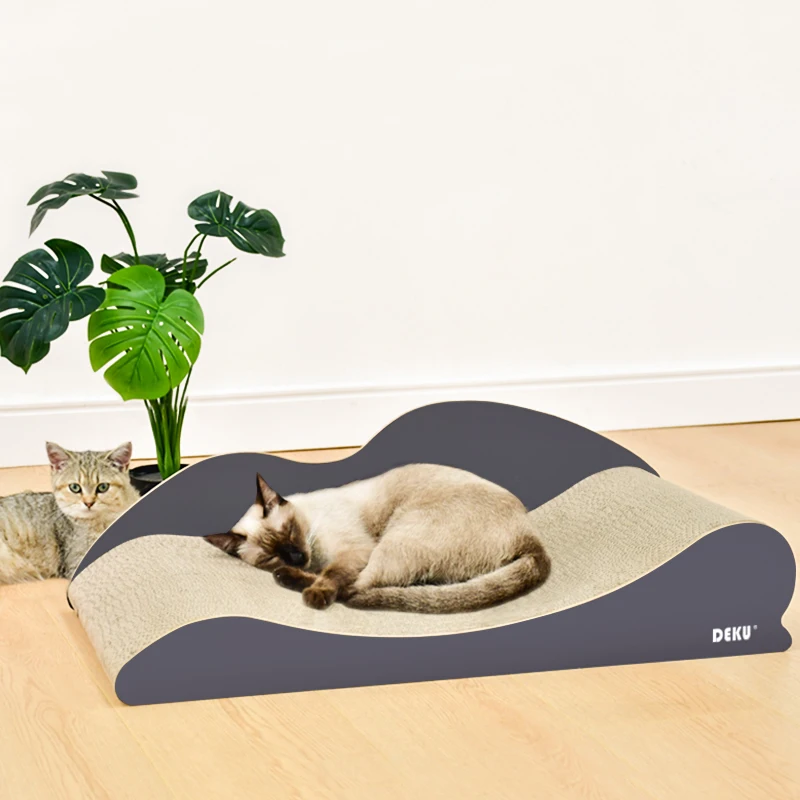 Large Size Cat Couch Bed Furniture Ultimate Cardboard Scratching Lounge durable Cat Scratcher - imagen 5