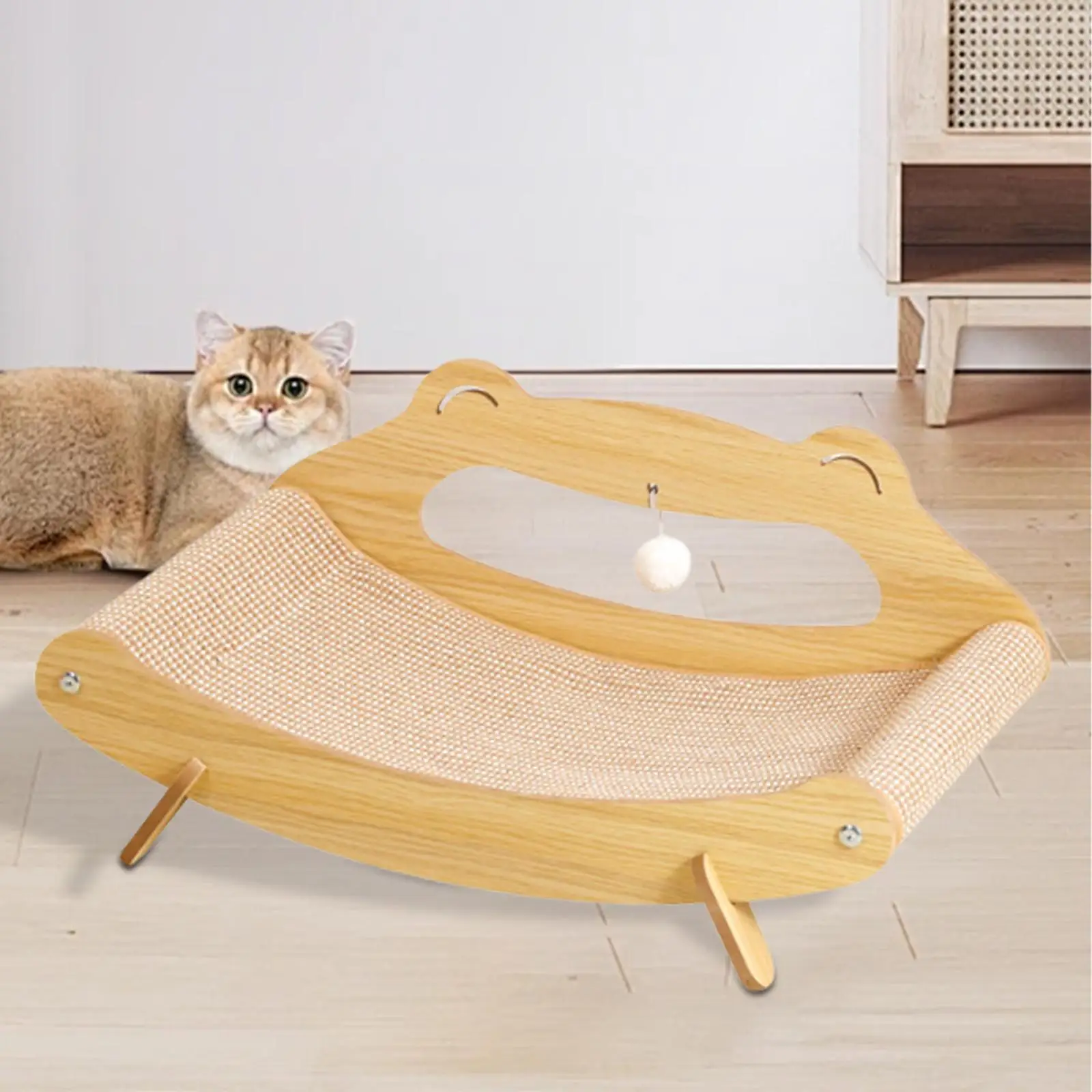 Cat Scratcher Floor Standing Cat Plaything for Small Dogs Indoor Cats
