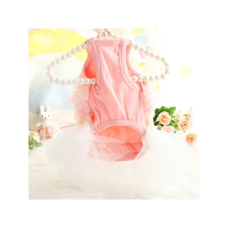 Vestido princesa de tul transpirable y cómodo para perro pequeño - imagen 5
