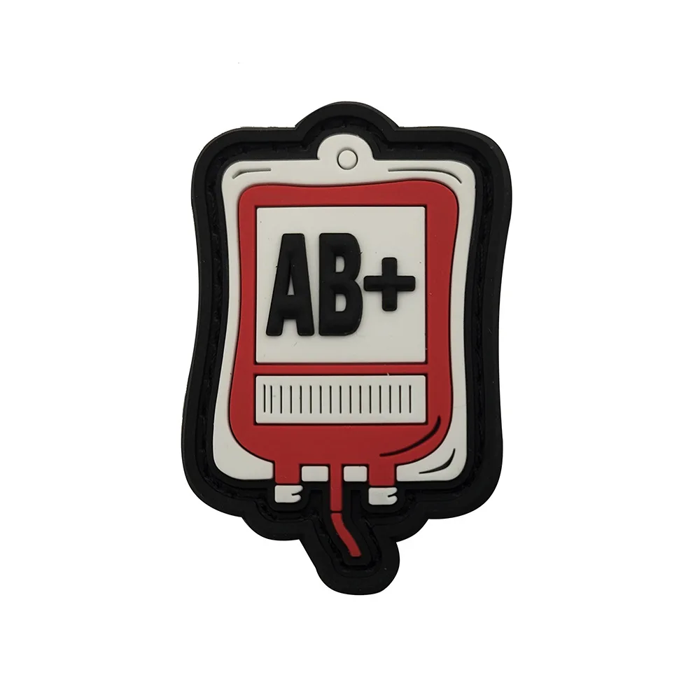 Parche PVC con tipo de sangre para perros y gatos - insignia táctica - imagen 5