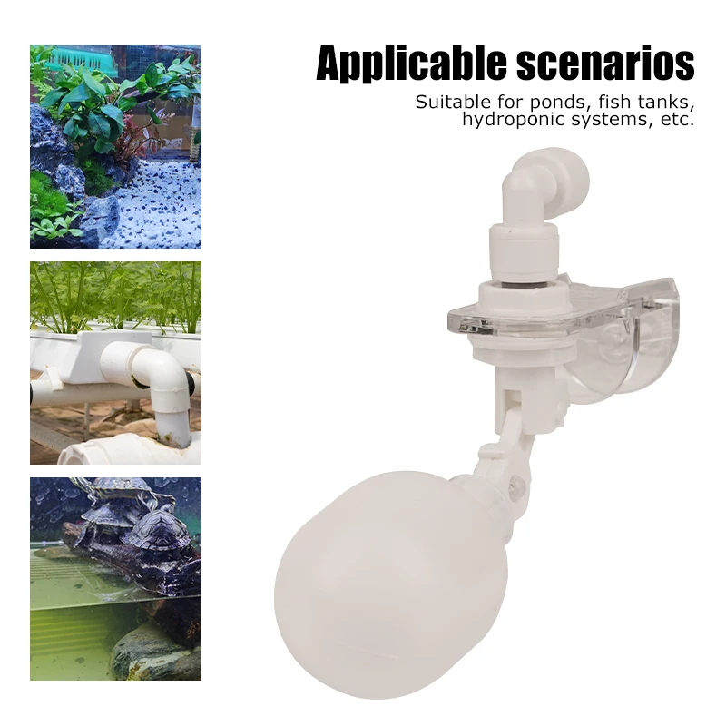 Kit de cambio de agua para acuario automático, válvula de bola flotante para tanque de peces sin energía, controlador de nivel de agua de llenado de agua automático de 1/4 pulgadas - imagen 5