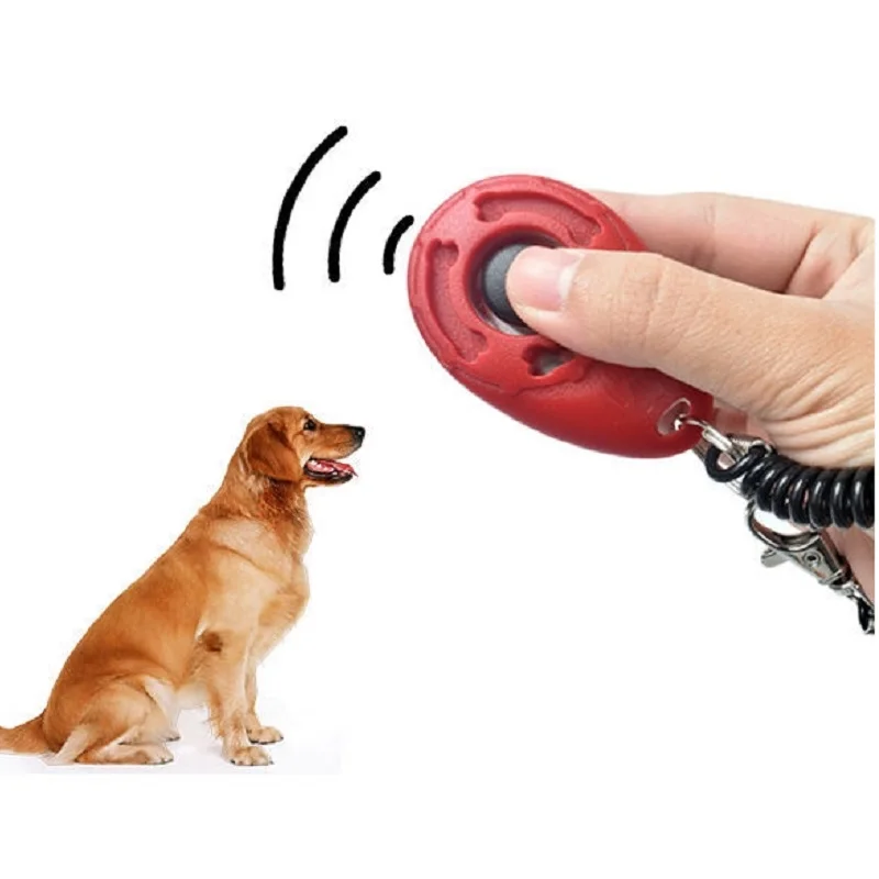 Clicker de entrenamiento para perros, entrenador de clic para perros y gatos, ayuda de varios estilos, correa de muñeca ajustable, llavero con sonido, repelente de perros, producto para mascotas - imagen 4