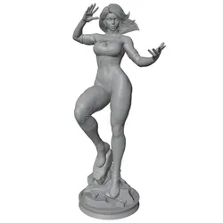Figura de resina 1/24 para mascota – Modelo decorativo para pintar