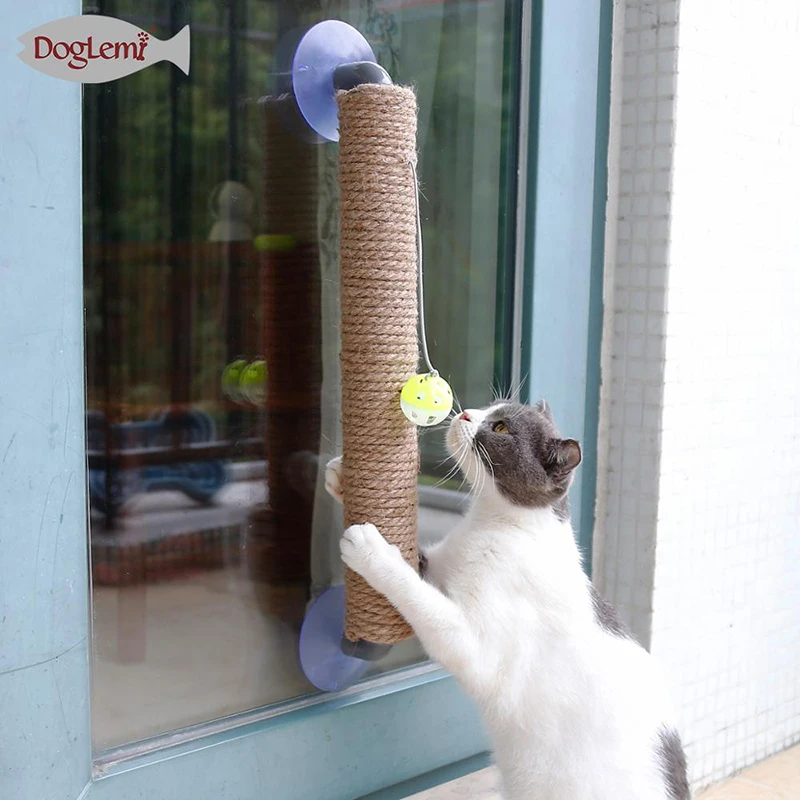 Poste rascador de Sisal para gato, juguete rascador para ventana, pared, muebles, almohadilla rascadora - imagen 2