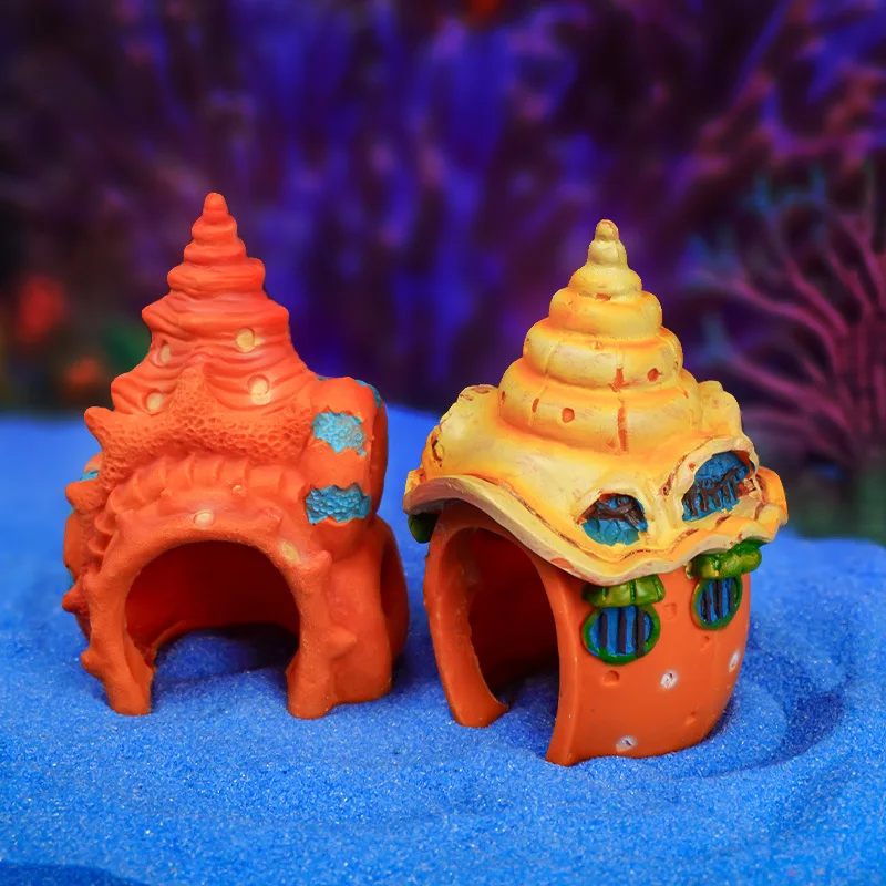 Decoración de pecera de resina, decoración bonita para acuario, adornos de micropaisaje, Mini suministros decorativos para pecera, 1 ud. - imagen 3