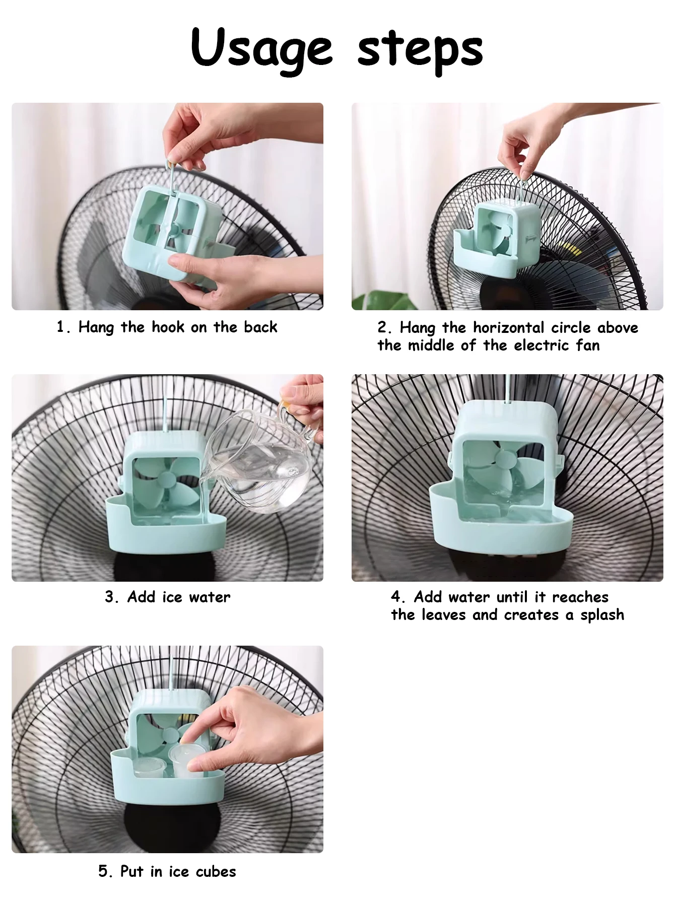 Ventilador refrescante para gatos y perros con hielo - imagen 5
