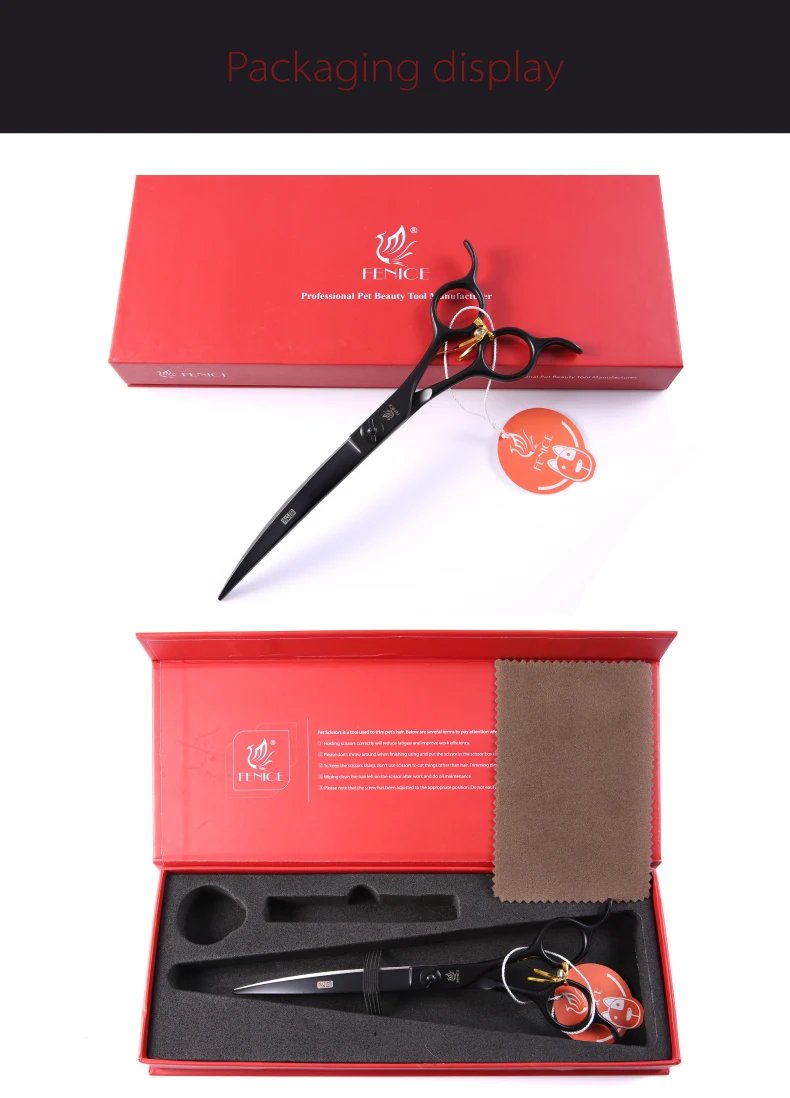 Fenice Tijeras - Presentación profesional y packaging