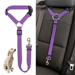 Cinturón de seguridad ajustable para perros en coche