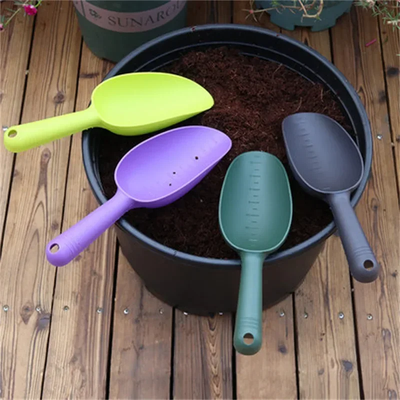 Pala para aflojar el suelo para plantar verduras y flores, herramientas de jardinería para el hogar, palas de plástico para suelo, palas para suelo de plantas suculentas - imagen 2