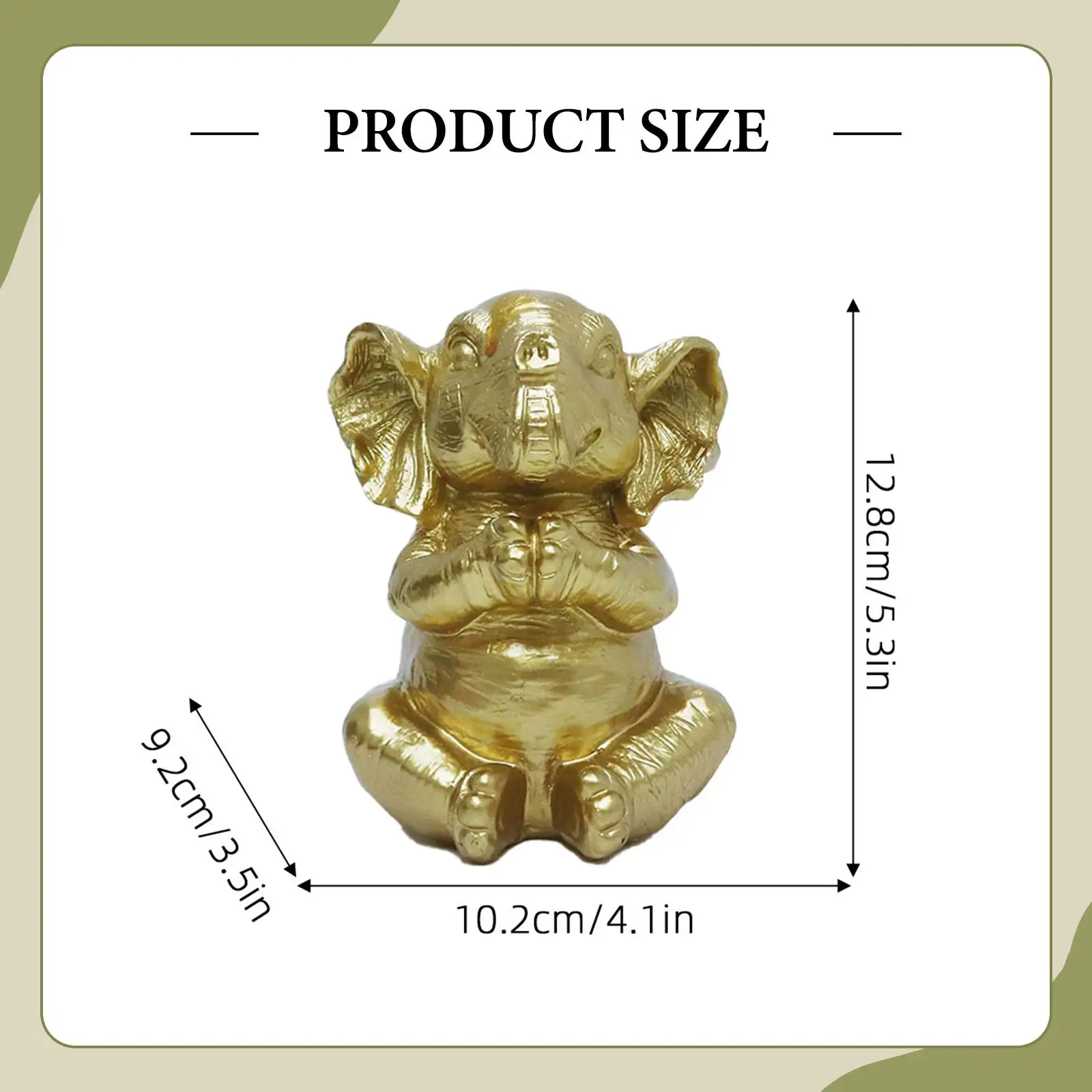 Yoga Elephant Figurine Gold Resin Craft Desktop Ornament Home Decor Animal Sculpture for Entrance Living Room Bedroom Bookshelf Yoga Elephant Figurine Gold Resin Craft Desktop Ornament Home Decor Animal Sculpture for Entrance Living Room Bedroom Bookshelf