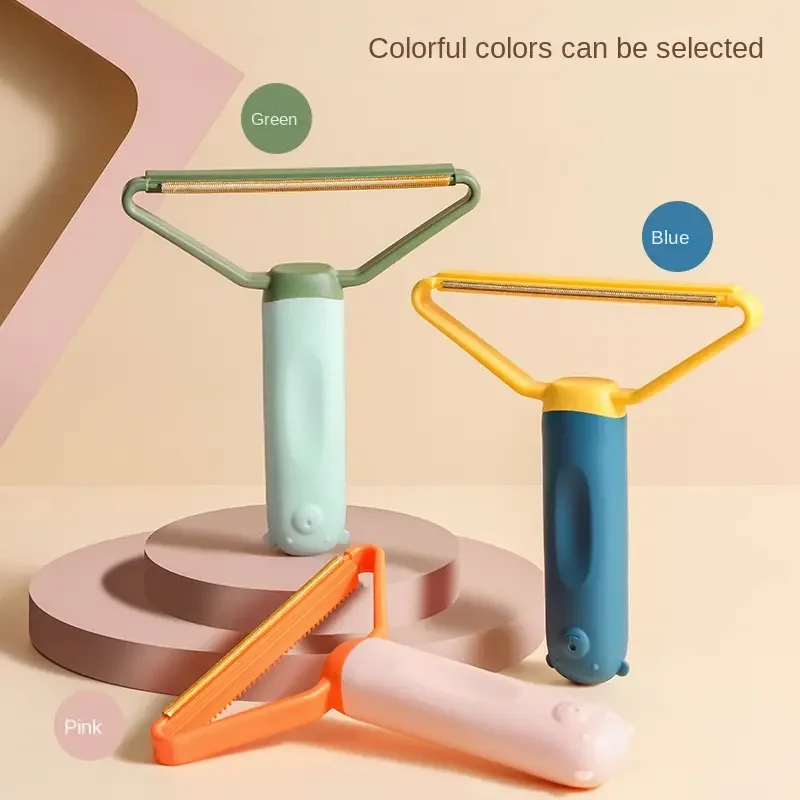 Removedor de pelusas portátil para alfombras, abrigo de lana, ropa, afeitadora Manual, raspador, herramienta de limpieza, cepillo removedor de pelo de mascotas, 1 ud. - imagen 2