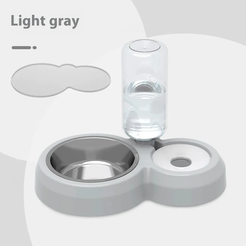 Comedero automático para mascotas y cuenco de agua, contenedor de comida inteligente combinado 2 en 1 con dispensador de agua para gatos, perros, diseño a prueba de fugas - imagen 5