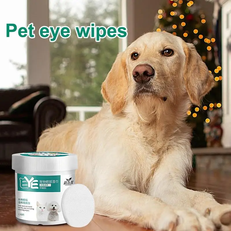 Toallitas para los ojos de mascotas para perros y gatos, toallitas para los ojos para gatos, toallitas para los ojos para perros, cuidado de los ojos para perros, lavado de ojos para perros, 130 unidades - imagen 3