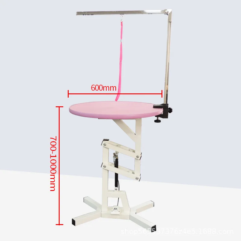 Mesa de aseo para mascotas, mesa elevadora hidráulica giratoria neumática, tienda para mascotas, mesas de aseo a presión de aire para perros medianos y pequeños y gatos - imagen 5