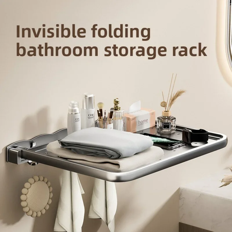 Estante de secado para balcón sin agujeros, bandeja multifuncional para el sol, estante para sandalias plegables, alféizar de ventana, calcetines, estante de almacenamiento montado en la pared - imagen 2