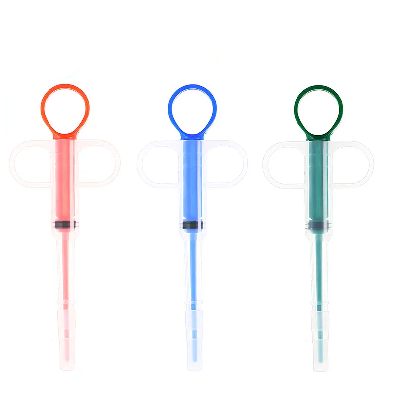 Alimentador de medicina para mascotas para gatos y perros, medicina tipo empuje, palo de alimentación, pastillas, artefacto, jeringa de aguja para rocío - imagen 5