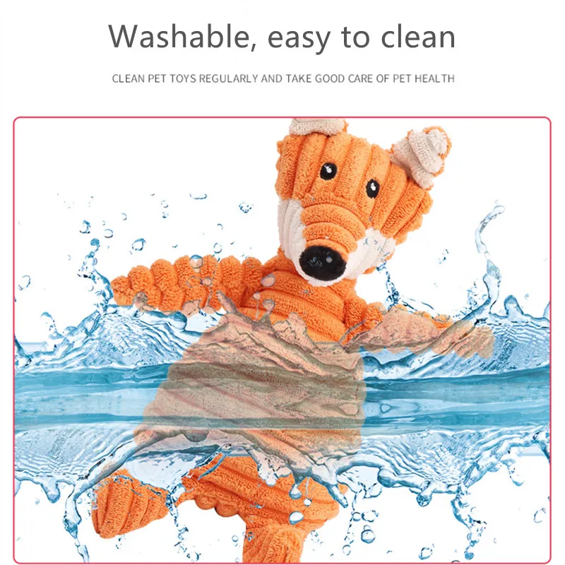 Juguetes para perros, juguetes para masticar animales de peluche, resistentes al desgaste, limpieza de dientes, juguetes para masticar para perros y cachorros, suministros de juguetes interactivos - imagen 3