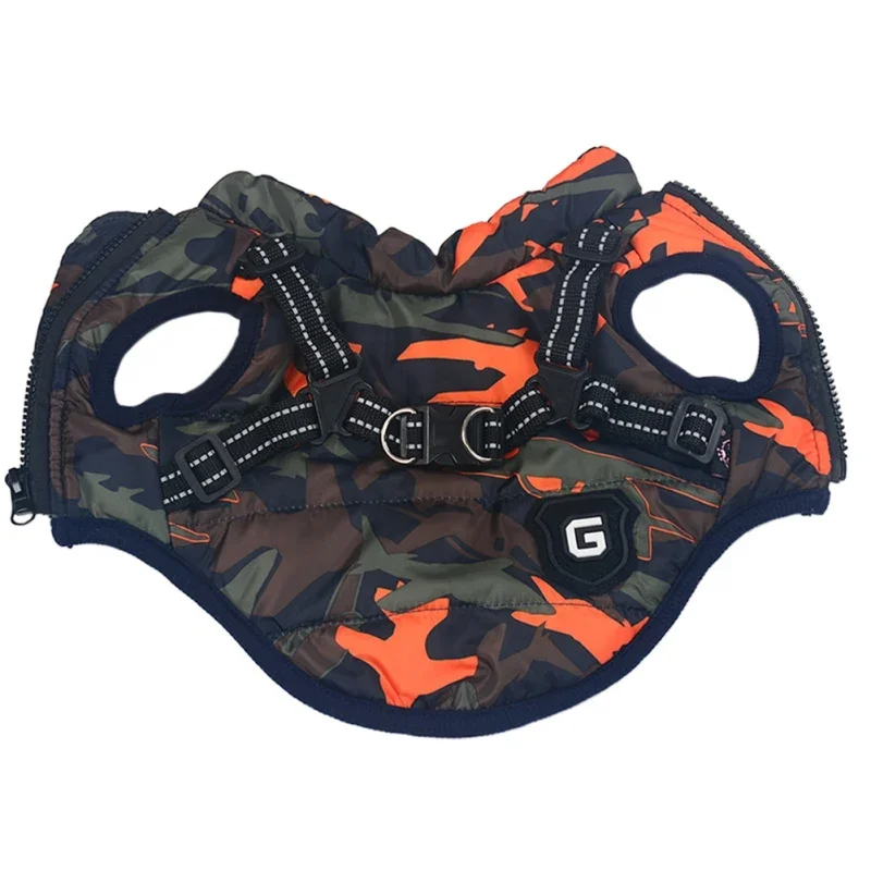 Chaqueta de invierno con arnés para perro - imagen 3